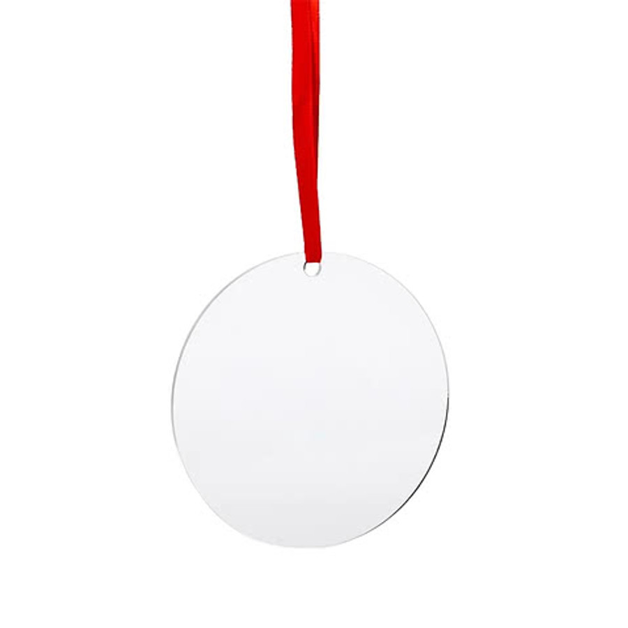 4" Acrylic Circle Ornament
