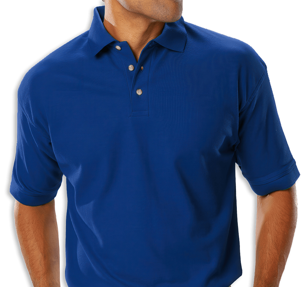 Blue Generation Scotchgard Treated Pique Polo - Embroidered-default