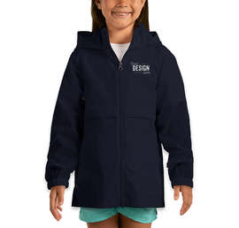 Team 365 Youth Zone Protect Lightweight Jacket - Color: Sport Dark Navy