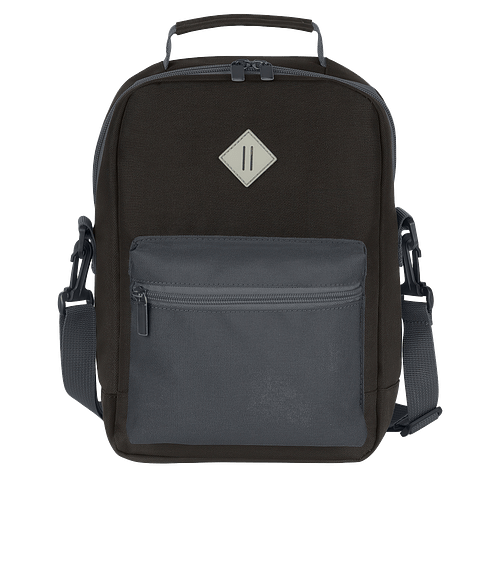 Essex Recycled Mini Bag 6 Can Cooler in BLACK