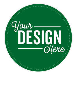 Full Color 4 in. Circle Magnet - Color: Kelly Green