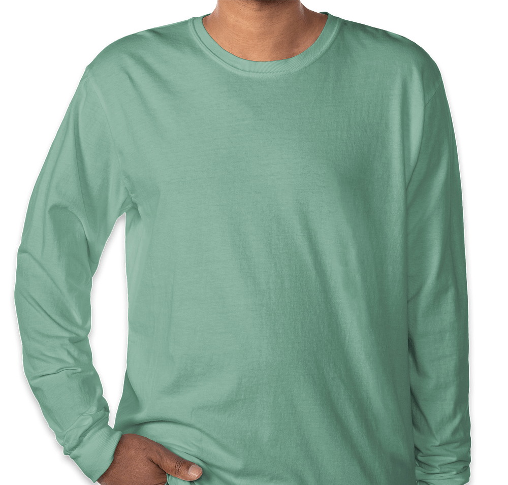 Comfort Colors 100% Cotton Long Sleeve T-Shirt - Embroidered-default
