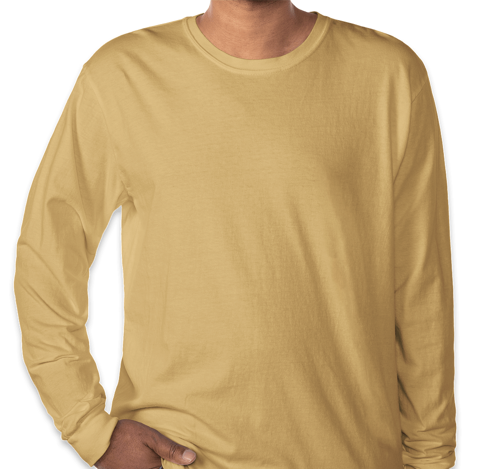 Comfort Colors 100% Cotton Long Sleeve T-Shirt - Embroidered-default