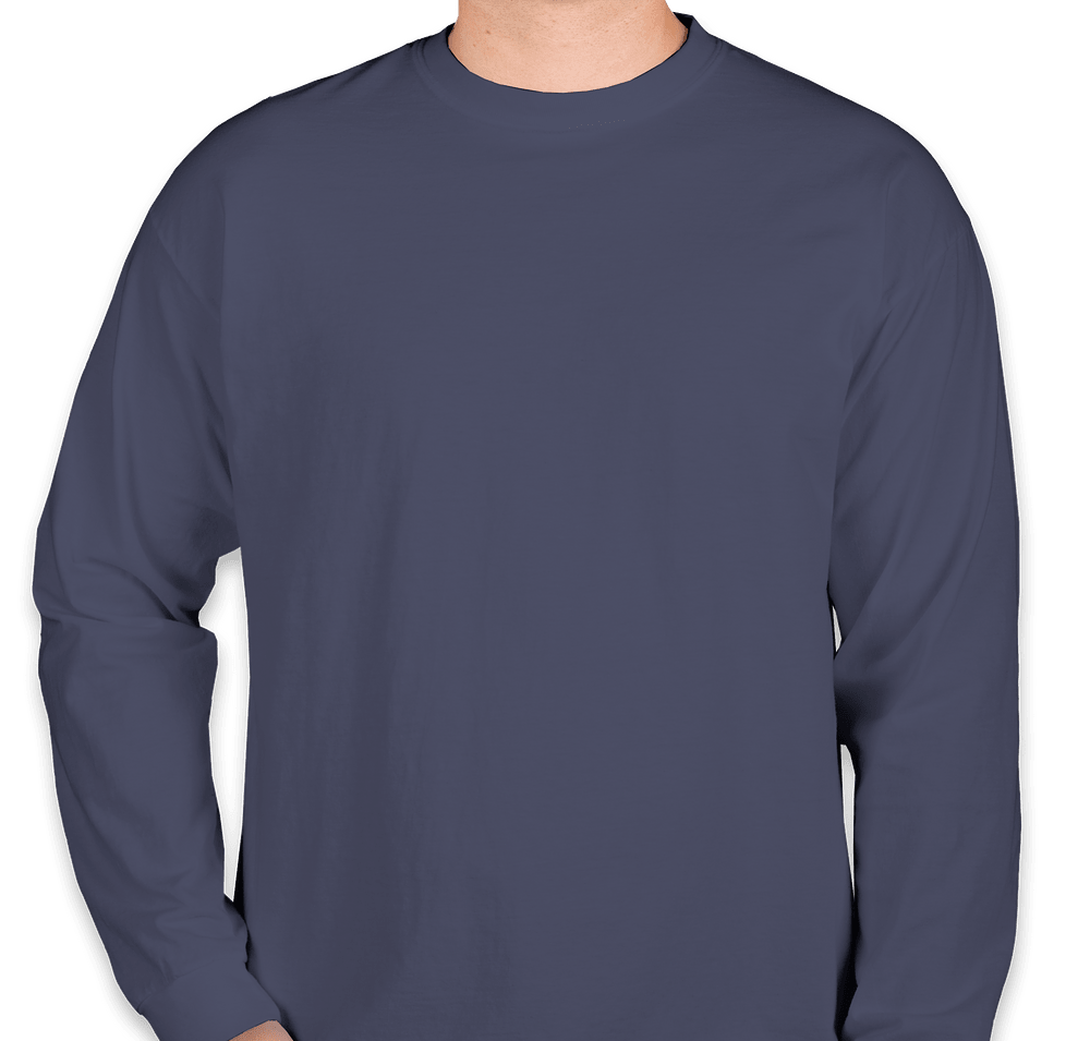 Comfort Colors 100% Cotton Long Sleeve T-Shirt - Embroidered-default