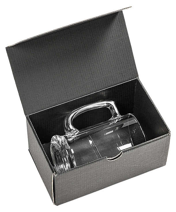 Laser Etched 13.5 oz. Clarion Glass Beer Stein