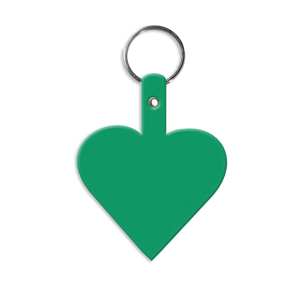 Heart Shaped Flexible Keychain-default