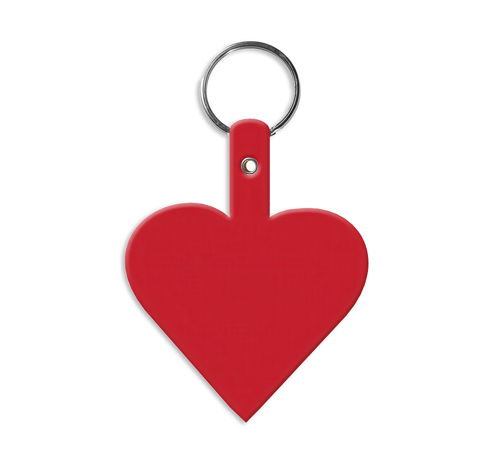 Heart Shaped Flexible Keychain-default