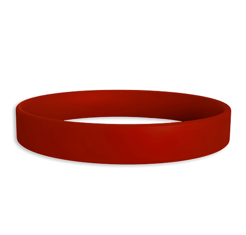 Silicone Wristband in Red