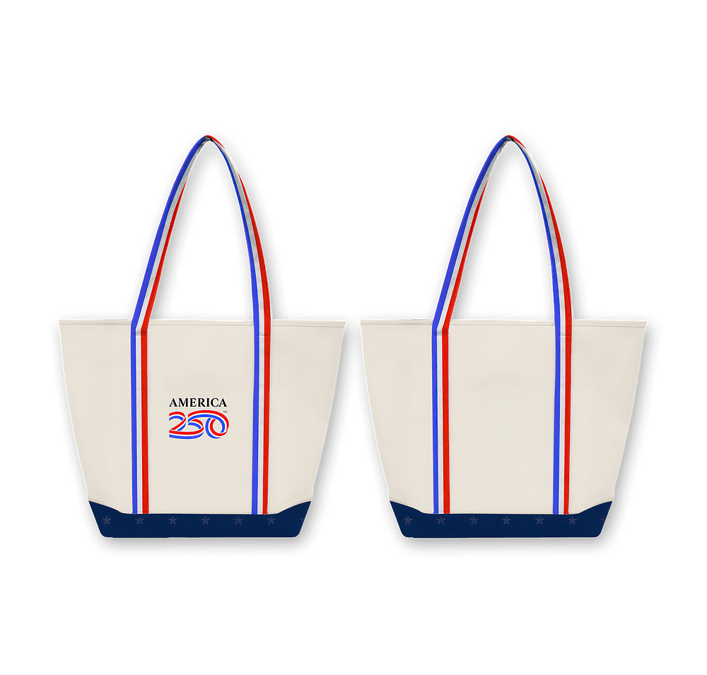 America250™ Sublime Starboard Recycled Poly Canvas Tote Bag-default