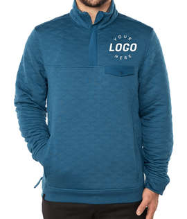 Stormtech Montebello Quilted Thermal Quarter Zip Sweatshirt - Color: Steel Blue