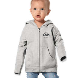 Rabbit Skins Toddler Fleece Zip Hoodie - Color: Heather