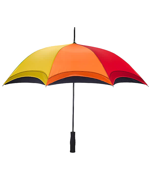 46" Arc Auto Open Rainbow Umbrella