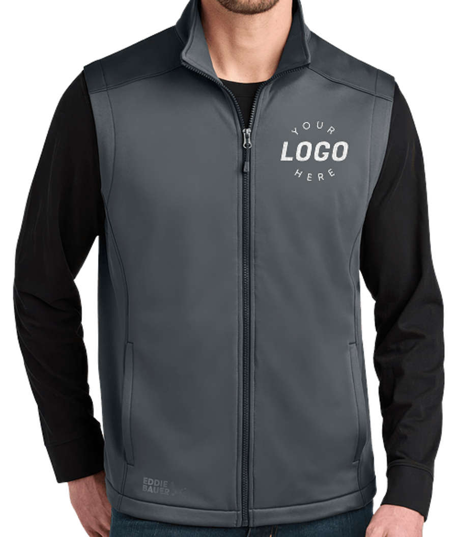 Eddie Bauer Smooth Mid Layer Fleece Vest in Iron Gate
