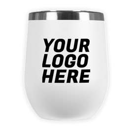12 oz. Stainless Steel Insulated Tumbler - Color: White