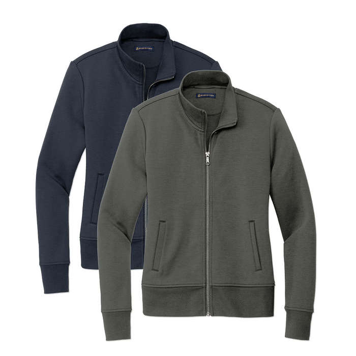 Brooks Brothers Women’s Double-Knit Full Zip Sweatshirt