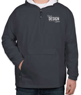 Charles River Classic Hooded Packable Anorak - Color: Navy