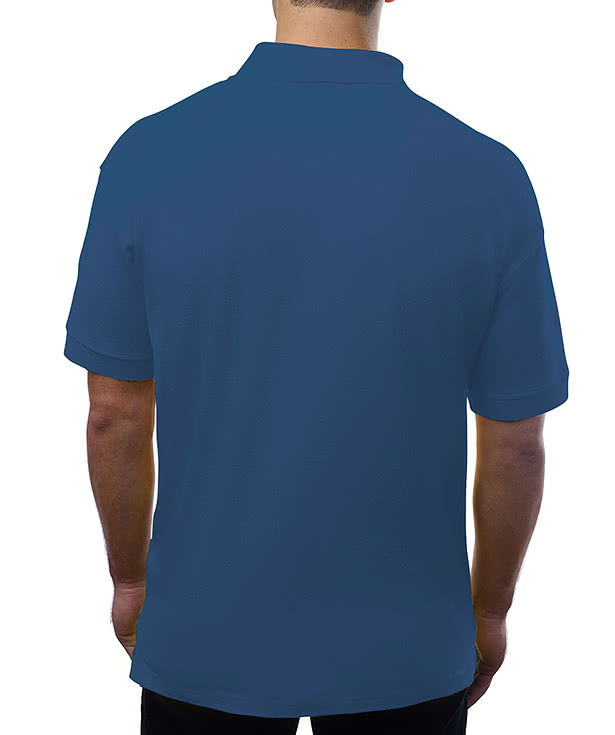 Blue Generation Superblend Easy-Care Pique Polo