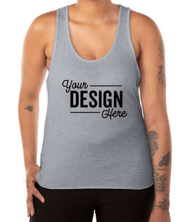 Alternative Apparel Women's Modal Tri-Blend Racerback Tank - Color: Nickel