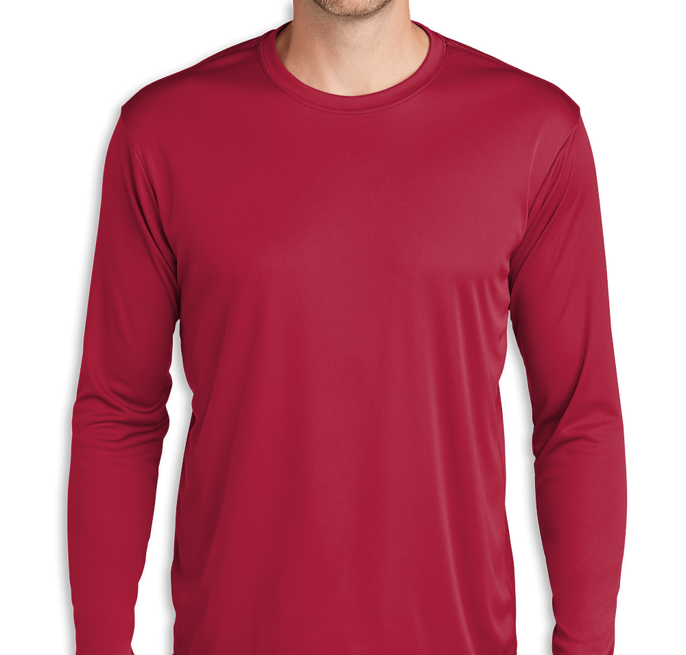 Port & Company UPF 50 Long Sleeve Performance Shirt-default