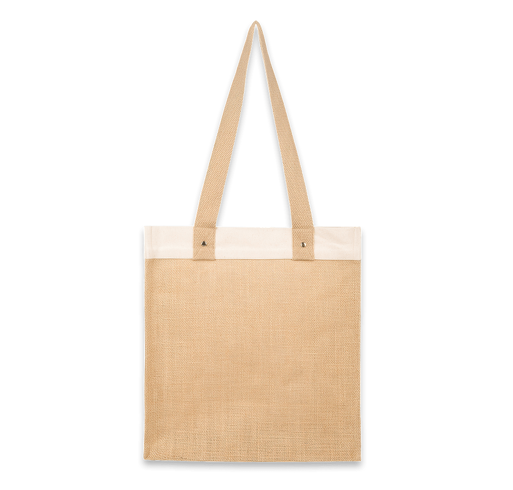 Stephen Recycled Cotton & Jute Tote Bag-default