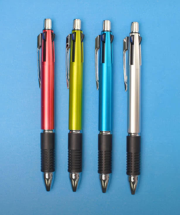 4-in-1 Mechanical Pencil and Ballpoint Pen (color ink)