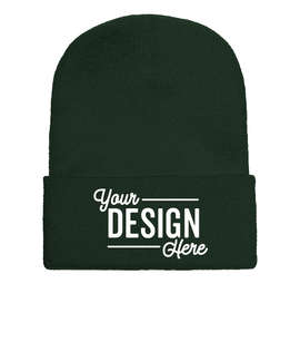 Yupoong Solid Cuff Beanie - Color: Spruce