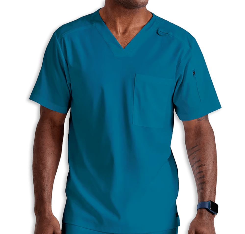 Grey's Anatomy by Barco Spandex Stretch Murphy Scrub Top-default