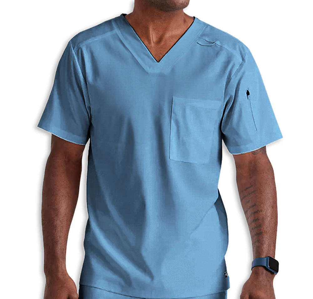 Grey's Anatomy by Barco Spandex Stretch Murphy Scrub Top-default
