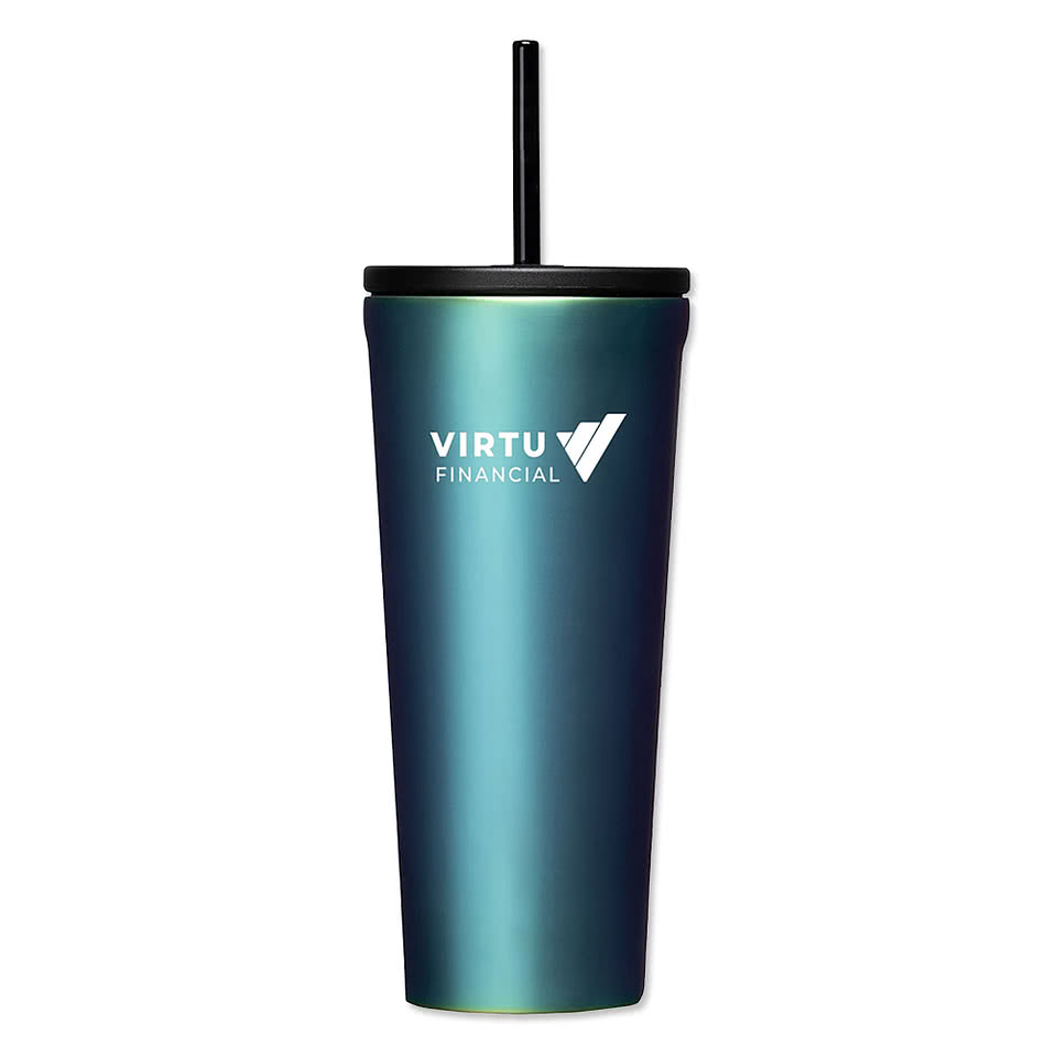 Corkcicle 24 oz. Cold Cup Tumbler with Straw