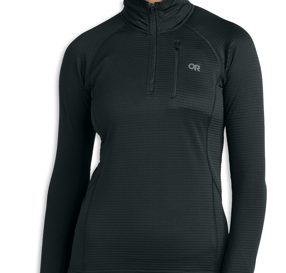 Outdoor Research Women's Tech Grid Fleece Quarter Zip Sweatshirt-default