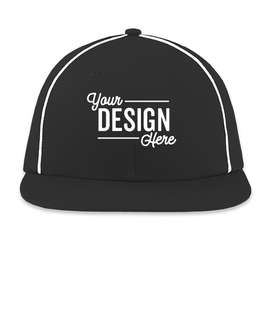 Pacific Headwear Momentum Snapback Baseball Hat - Color: Black / White