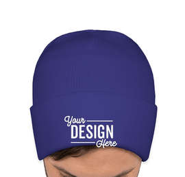 Port & Company Fleece Lined Cuff Beanie - Color: Athletic Royal