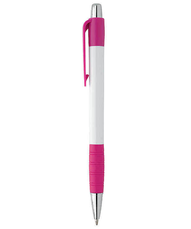 Element White Body Grip Pen (black ink)