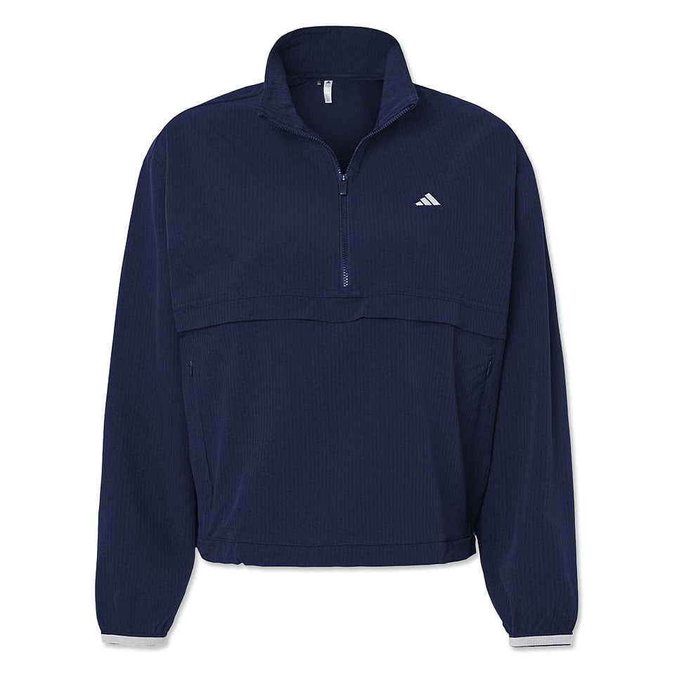 Adidas Women’s Go-To Recycled Water-Resistant Quarter-Zip Jacket
