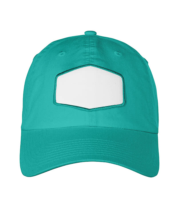 Ahead Largo Washed Twill Baseball Hat - Hexagon Patch - Printed