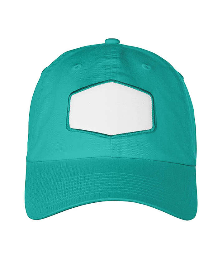 Ahead Largo Washed Twill Baseball Hat - Hexagon Patch - Printed