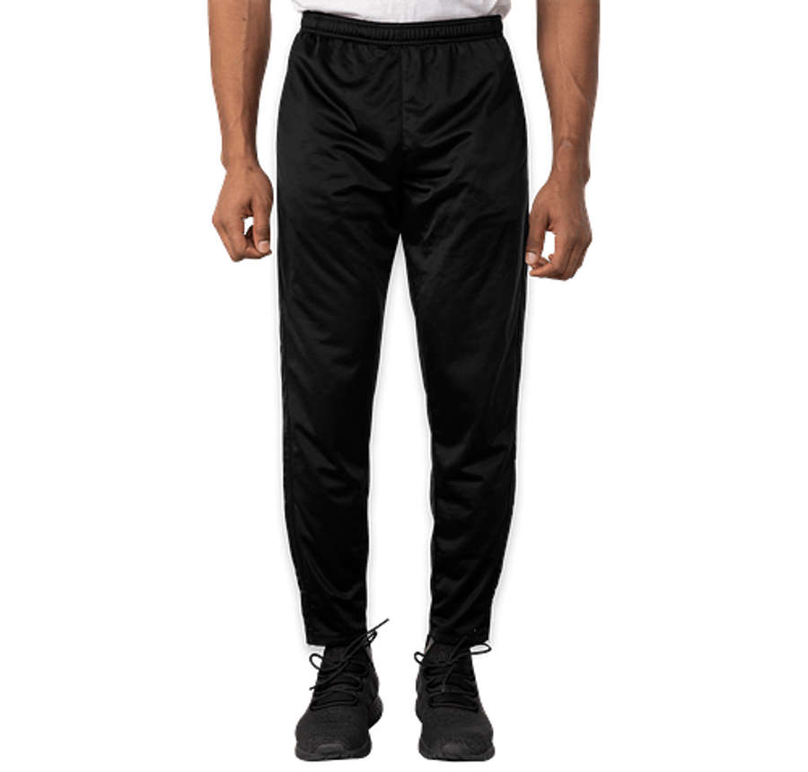Sport-Tek Tricot Tapered Warm-Up Pant in Black
