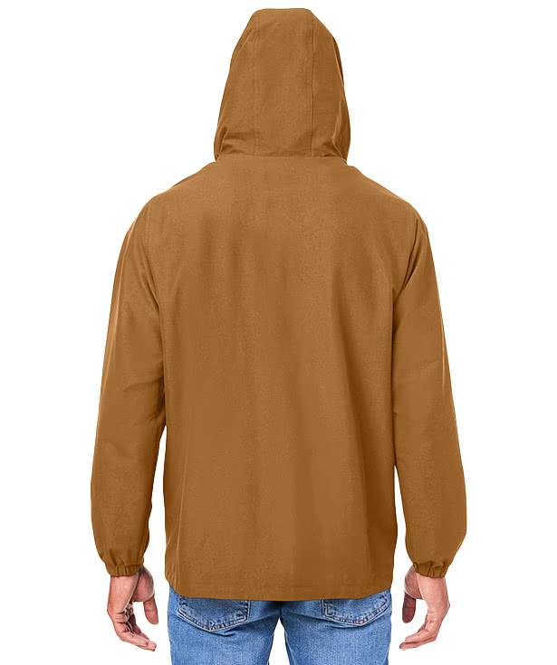 Harriton Flex Twill Hooded Jacket - Embroidered