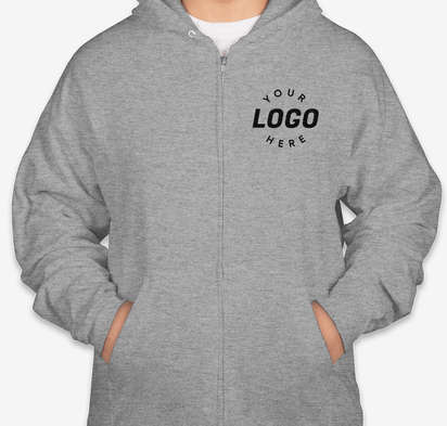 Hanes EcoSmart 50/50 Zip Hoodie - Embroidered-default