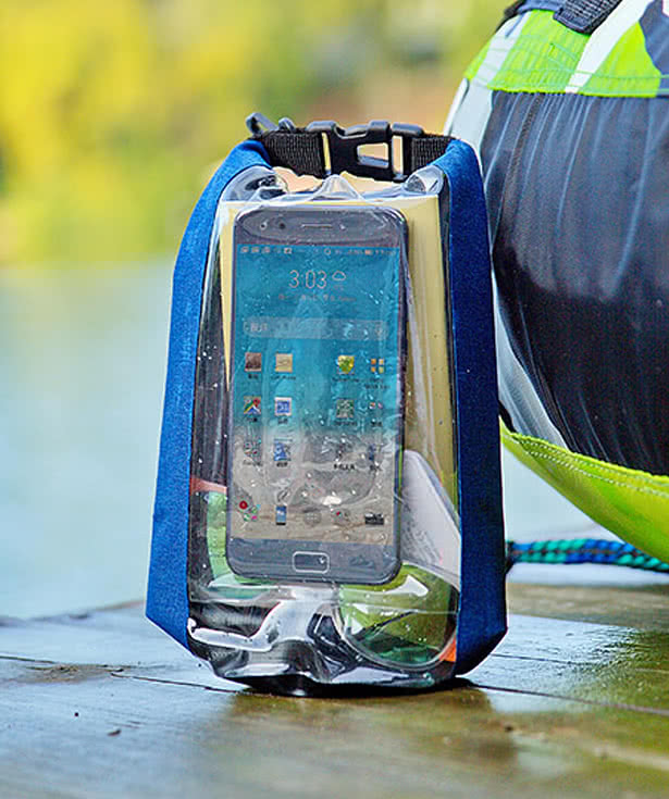 2L Waterproof Dry Bag with Touch-Through Pocket