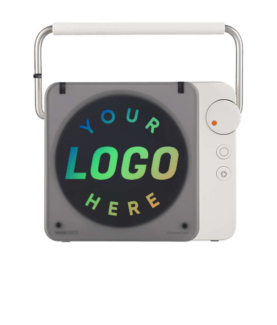 Full Color Tune Table Wireless Bluetooth Speaker in White