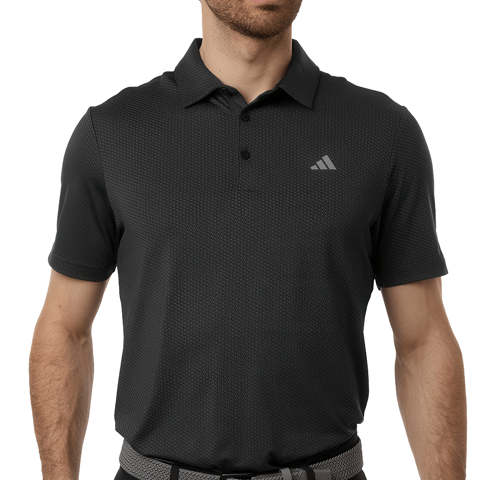 Adidas Textured Recycled Performance Polo-default