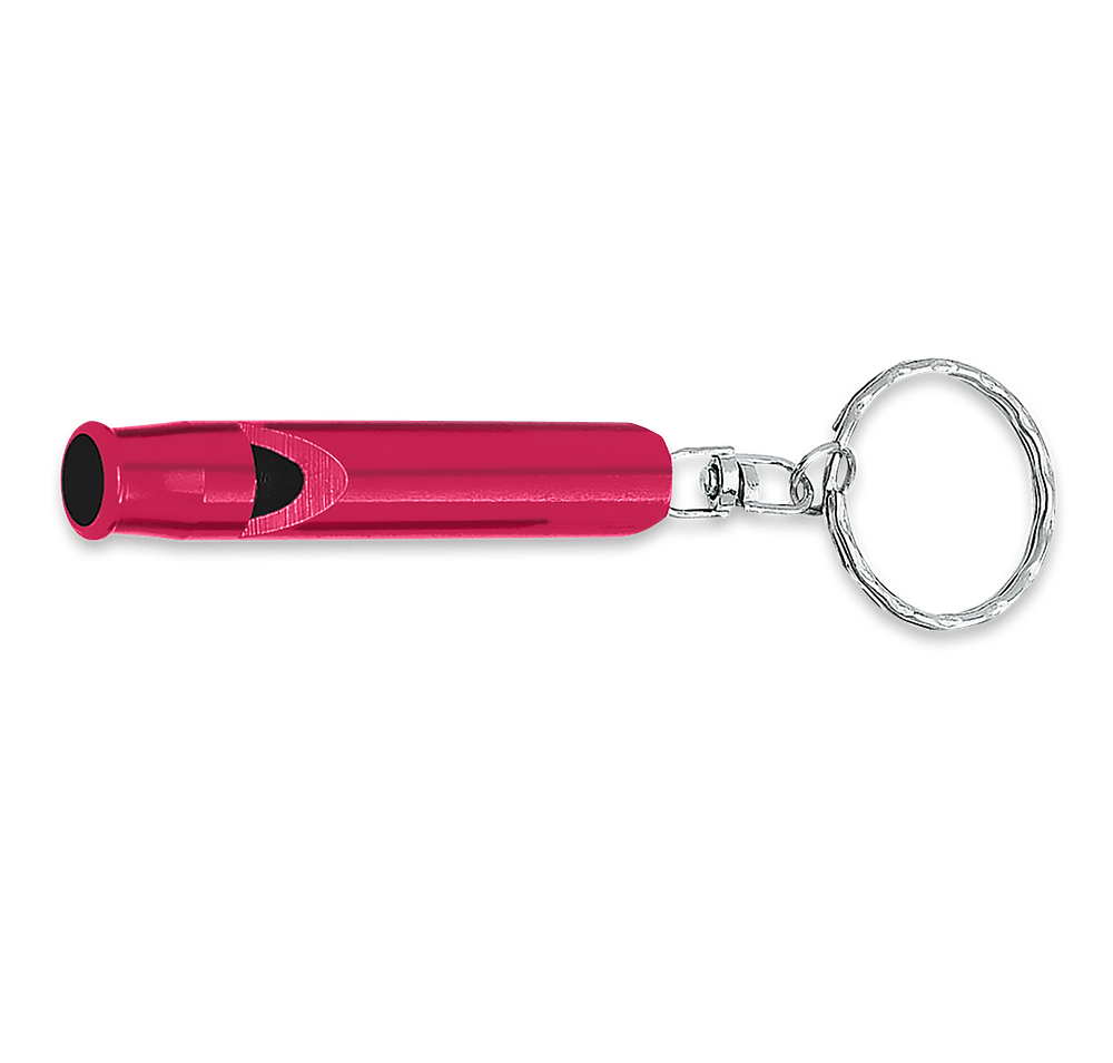 Laser Engraved Safety Whistle Keychain-default