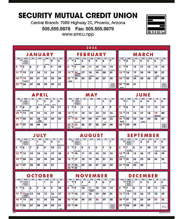 Span-A-Year Calendar