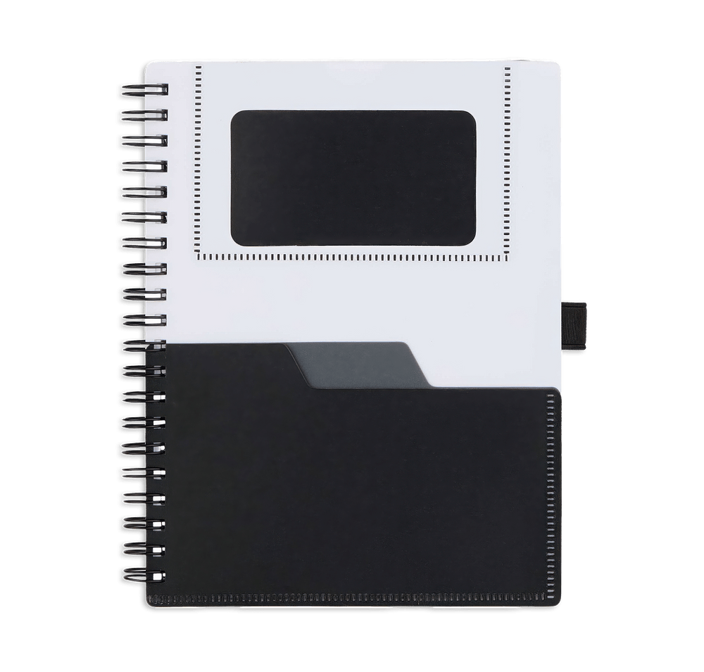 5" x 7" FSC Recycled Stash Spiral Notebook-default