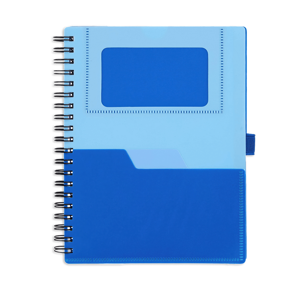 5" x 7" FSC Recycled Stash Spiral Notebook-default