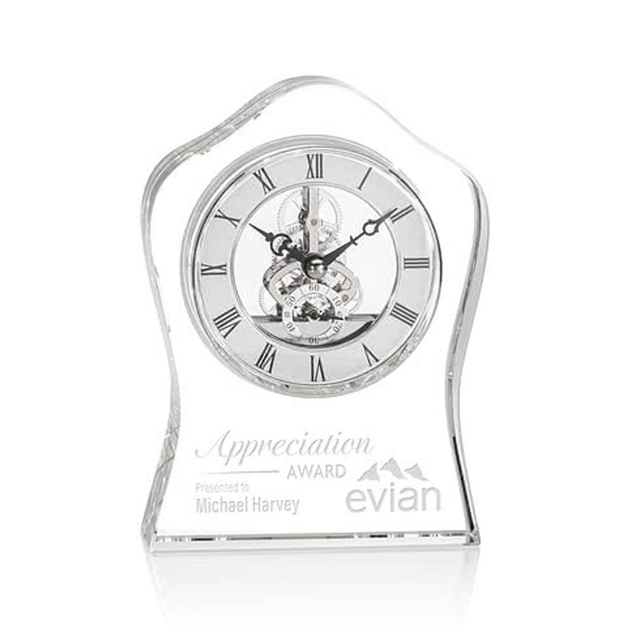Regatta Clock in Clear