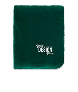 Port Authority Fleece Blanket with Strap - Color: Dark Green