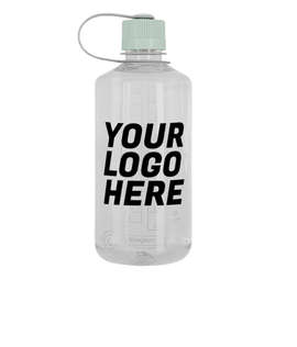Nalgene 32 oz. Sustain Tritan Narrow Mouth Water Bottle - Color: Clear / Iridescent Platinum