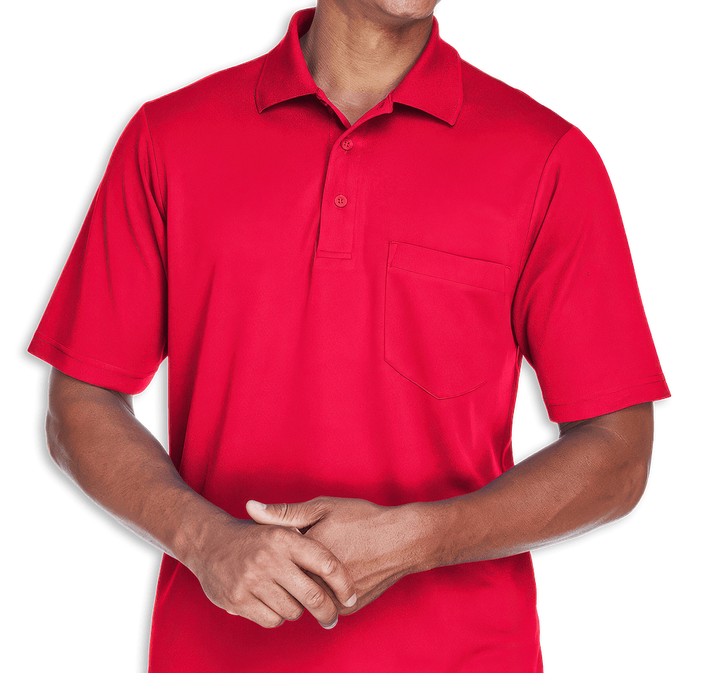 Core 365 Origin Performance Pique Pocket Polo - Printed-default